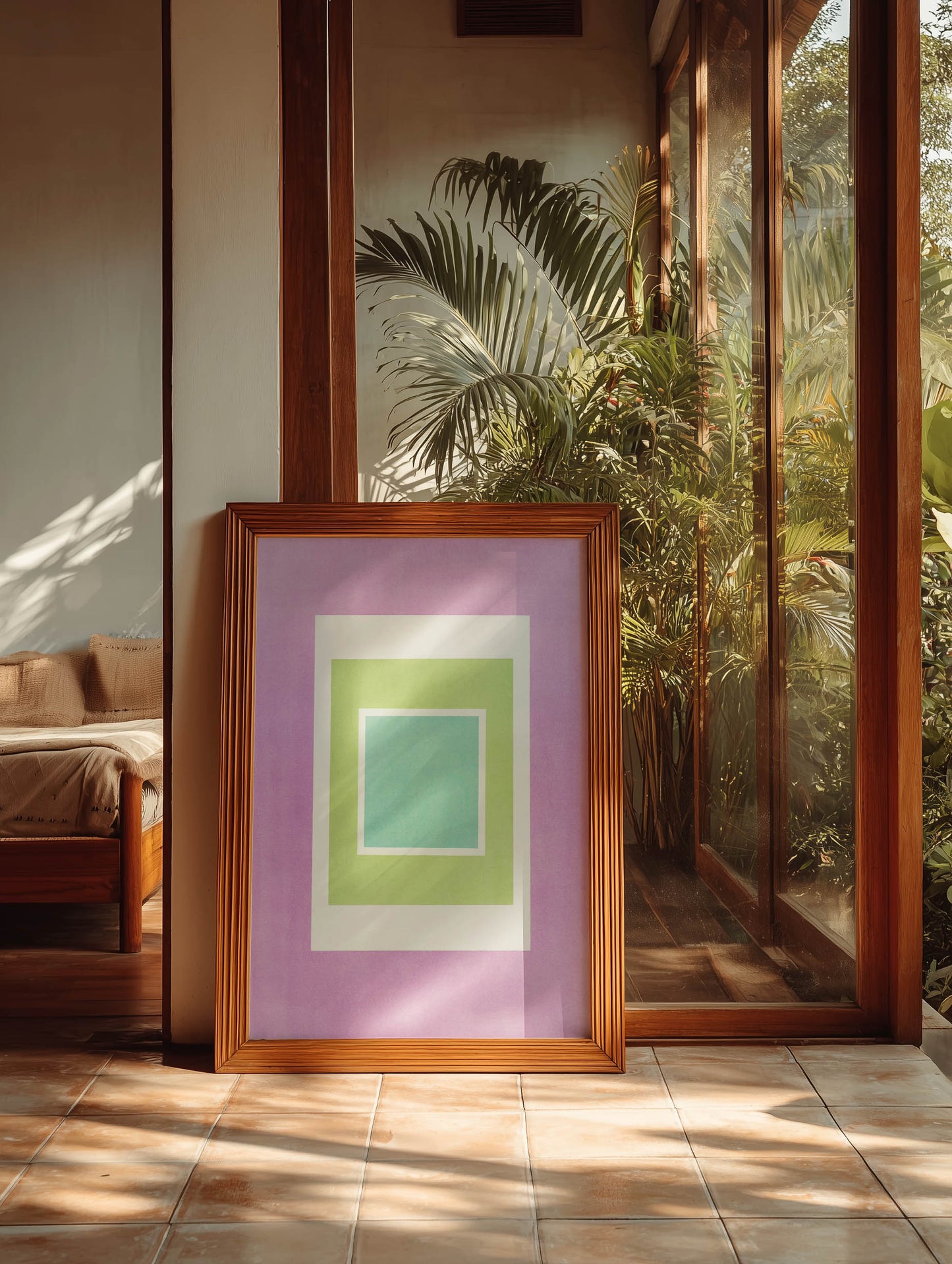Tropical Bauhaus I - Color Field Print