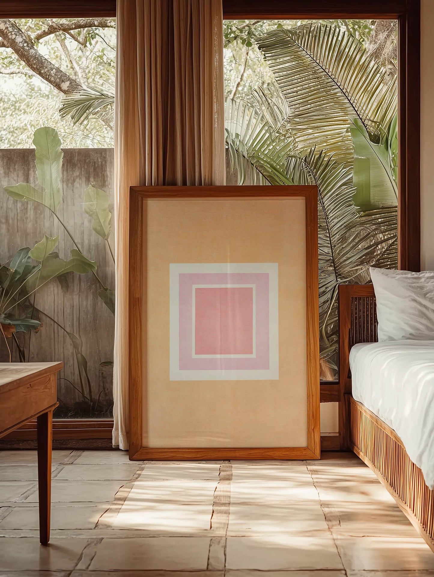 Tropical Bauhaus VIII - Color Field Print