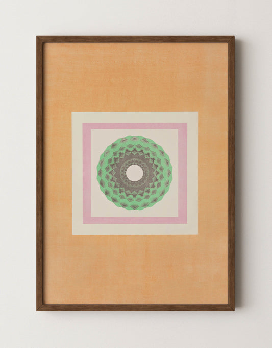 Tropical Bauhaus VIII - Mandala Print