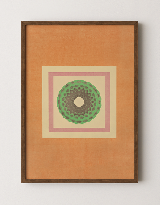 Tropical Bauhaus VIII - Mandala Print