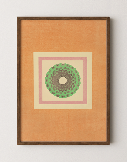 Tropical Bauhaus VIII - Mandala Print
