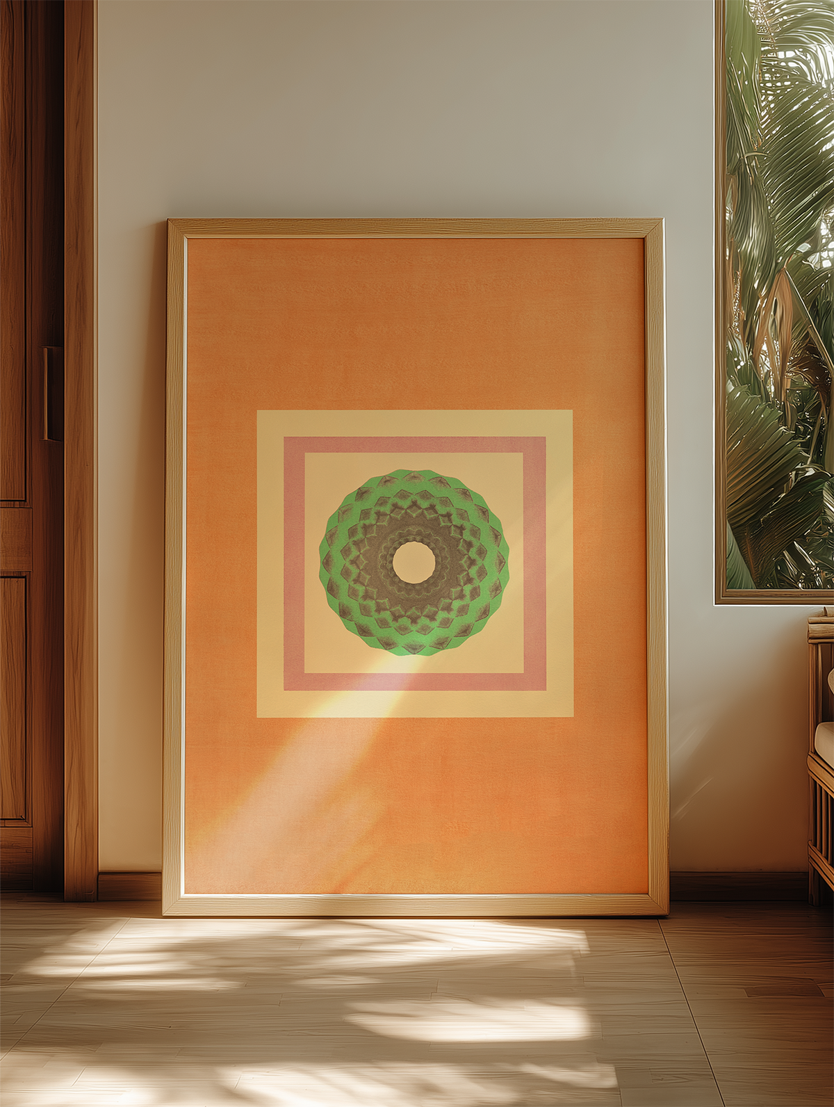 Tropical Bauhaus VIII - Mandala Print