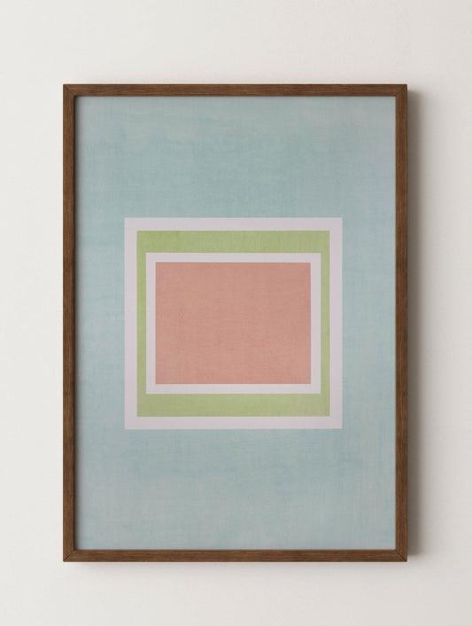 Tropical Bauhaus VII - Color Field Print