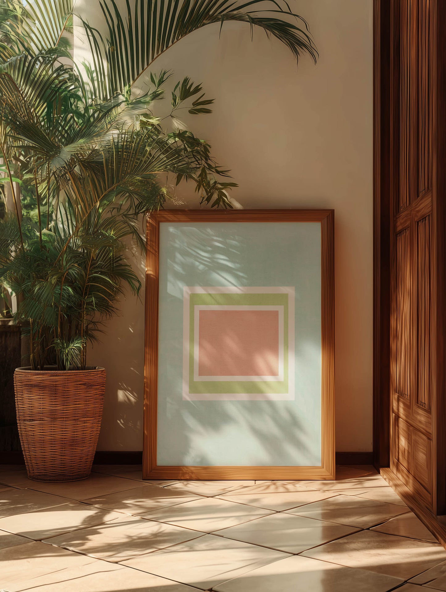 Tropical Bauhaus VII - Color Field Print