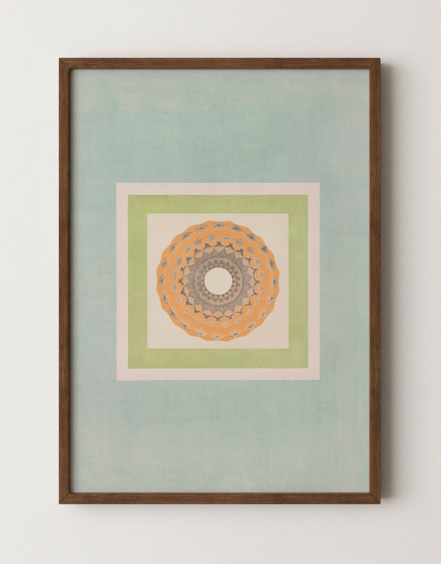 Tropical Bauhaus VII - Mandala Print