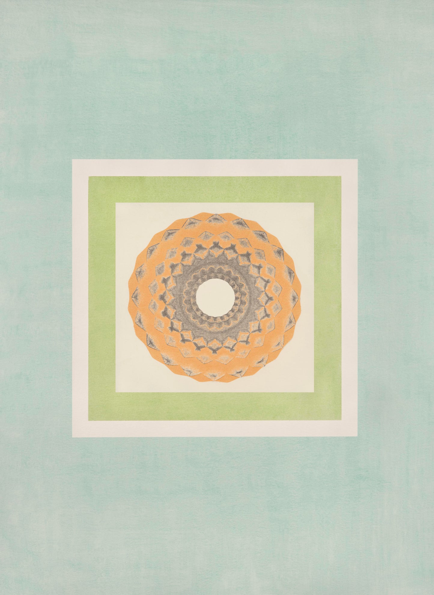 Tropical Bauhaus VII - Mandala Print