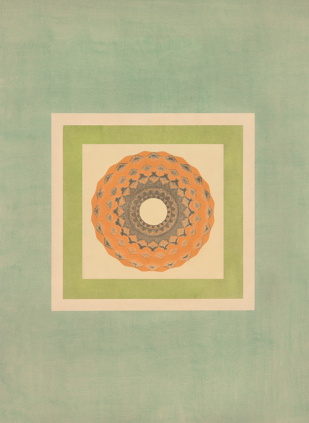 Tropical Bauhaus VII - Mandala Print