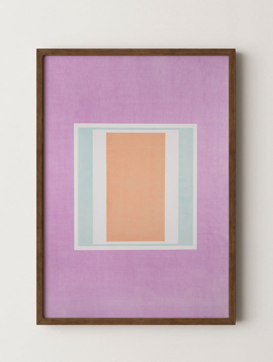 Tropical Bauhaus VI - Color Field Print