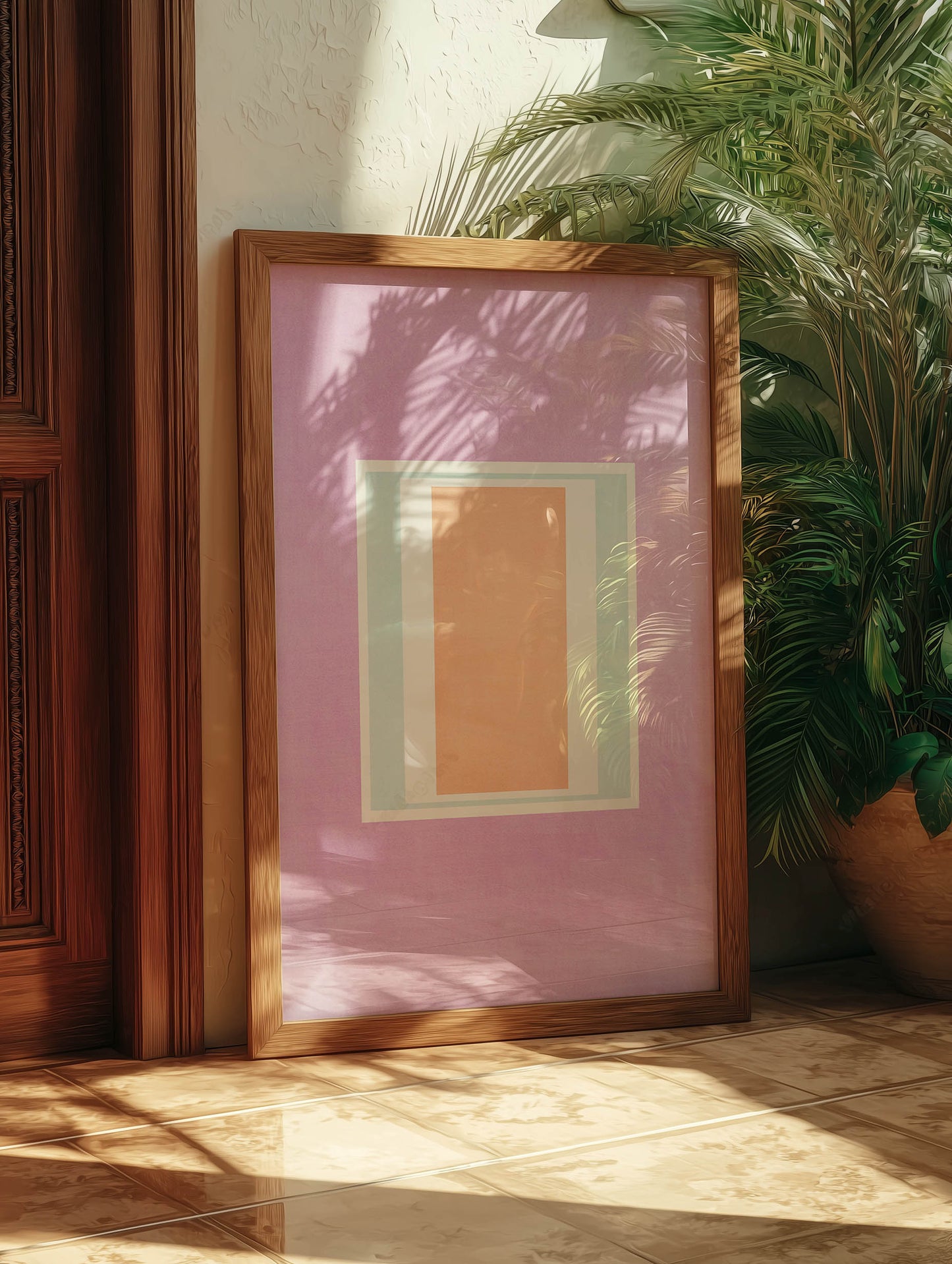 Tropical Bauhaus VI - Color Field Print