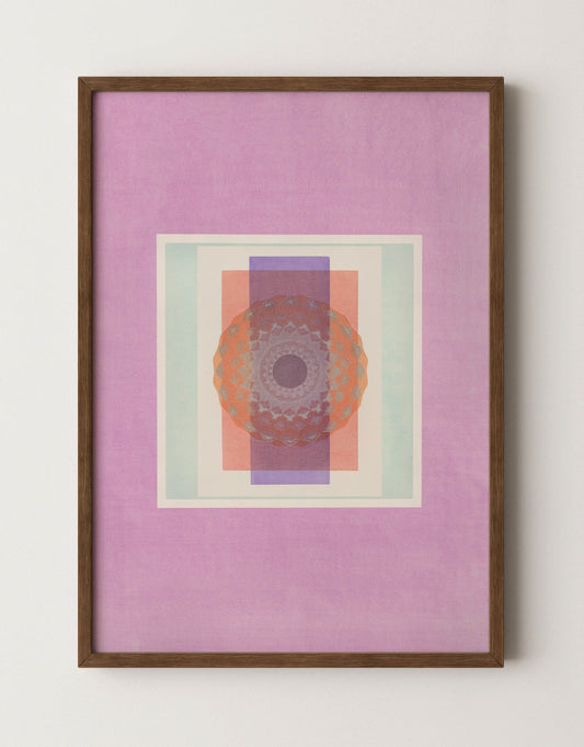 Tropical Bauhaus VI - Mandala Print