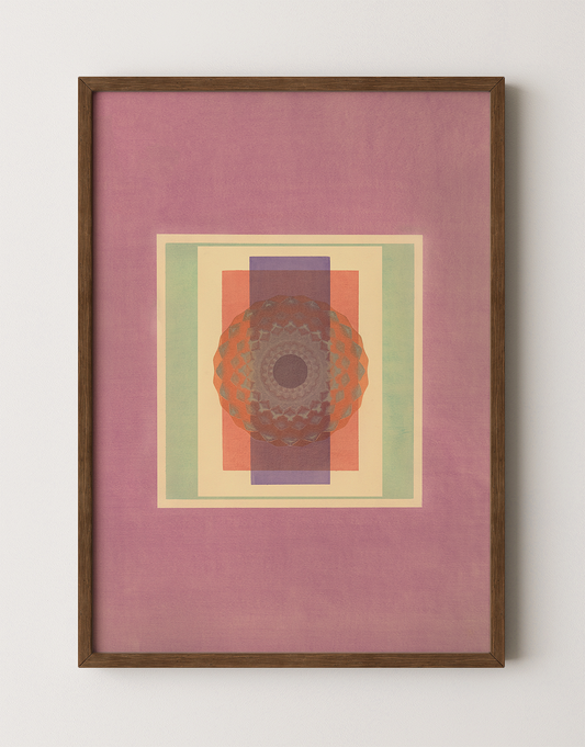 Tropical Bauhaus VI - Mandala Print