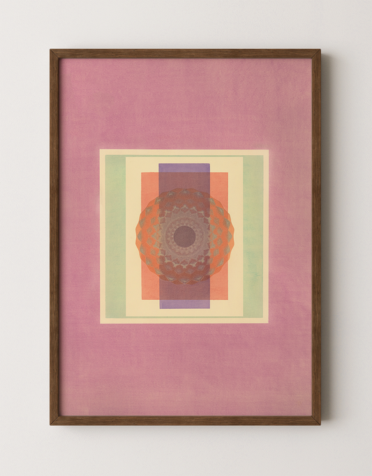 Tropical Bauhaus VI - Mandala Print