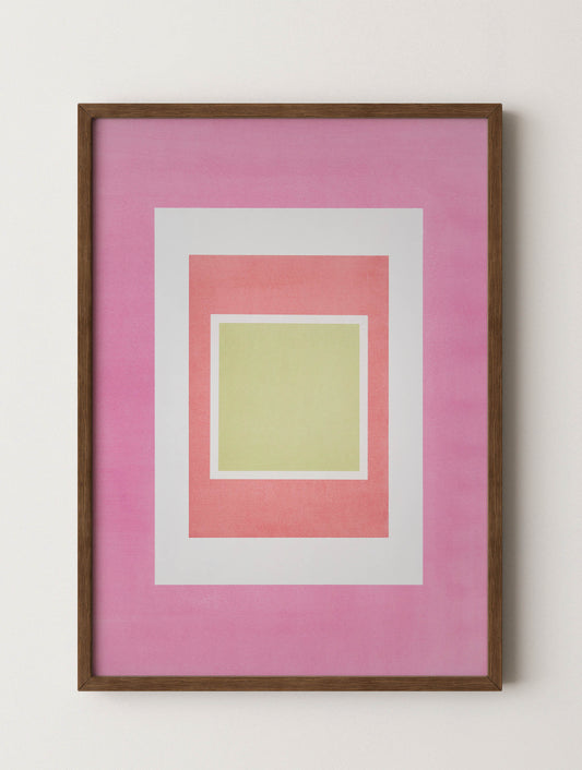 Tropical Bauhaus V - Color Field Print