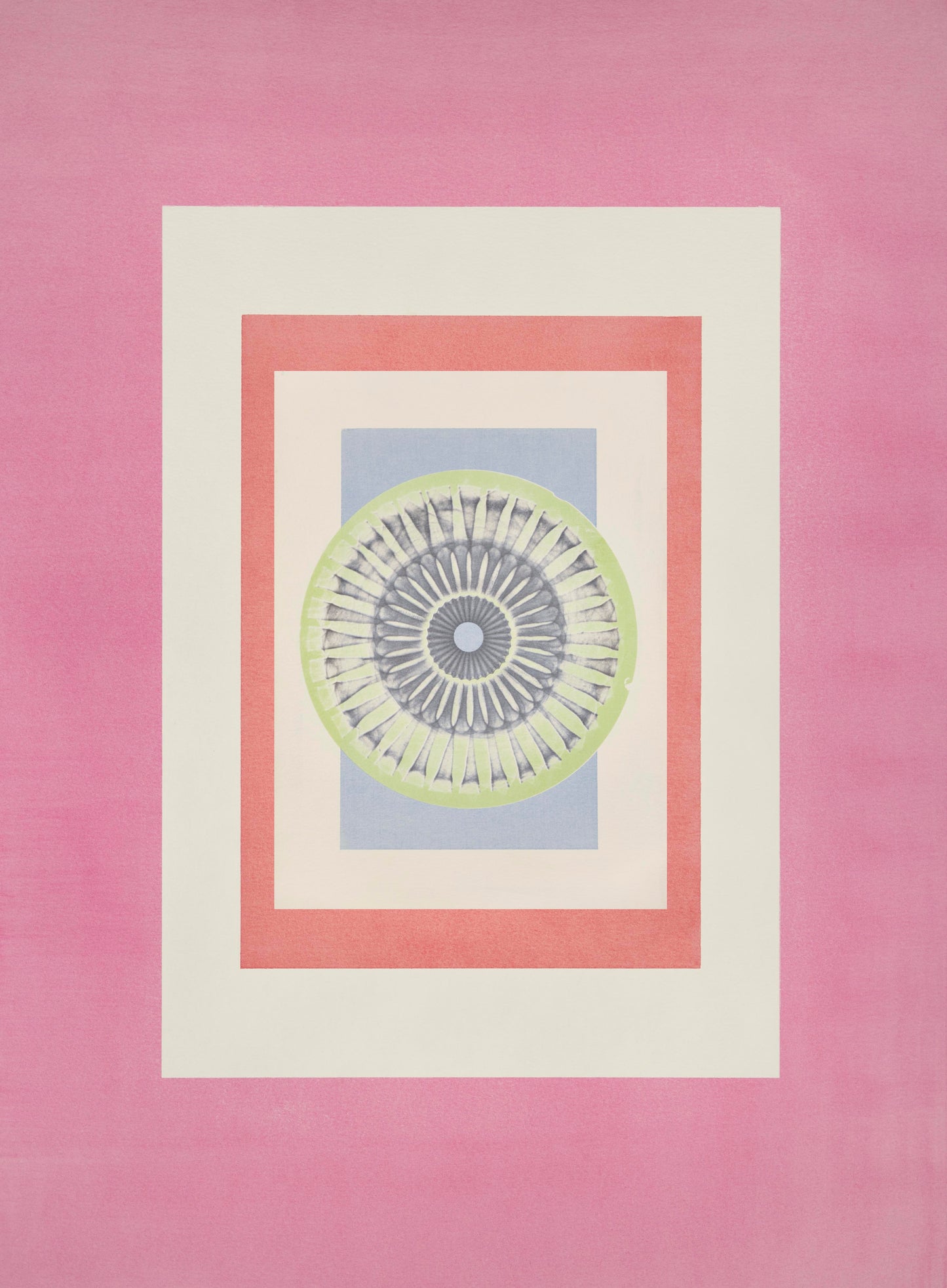 Tropical Bauhaus V - Mandala Print