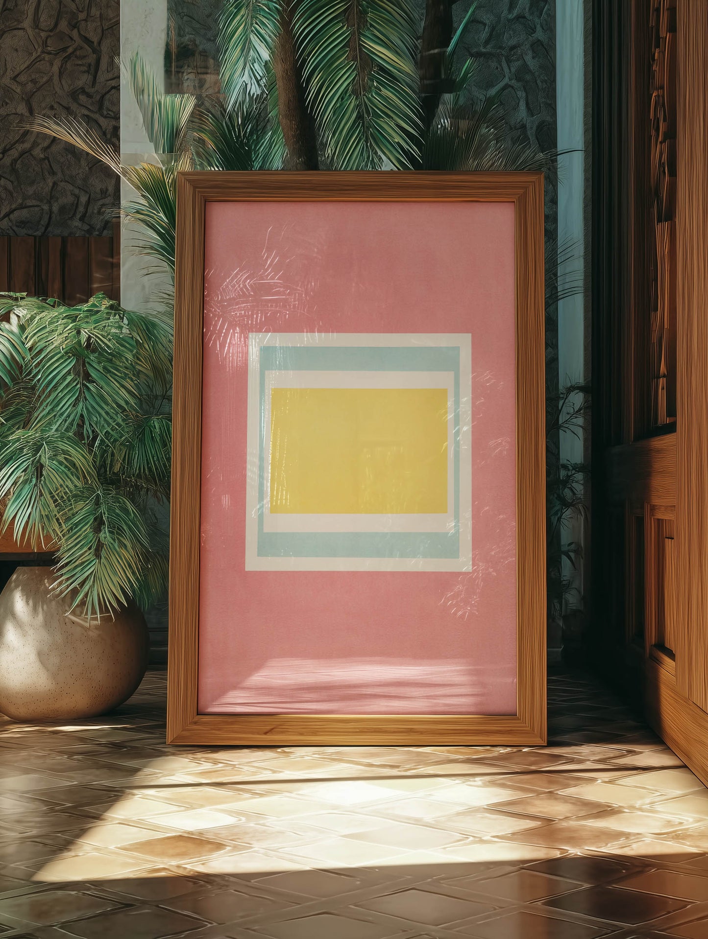 Tropical Bauhaus XIII - Color Field Print