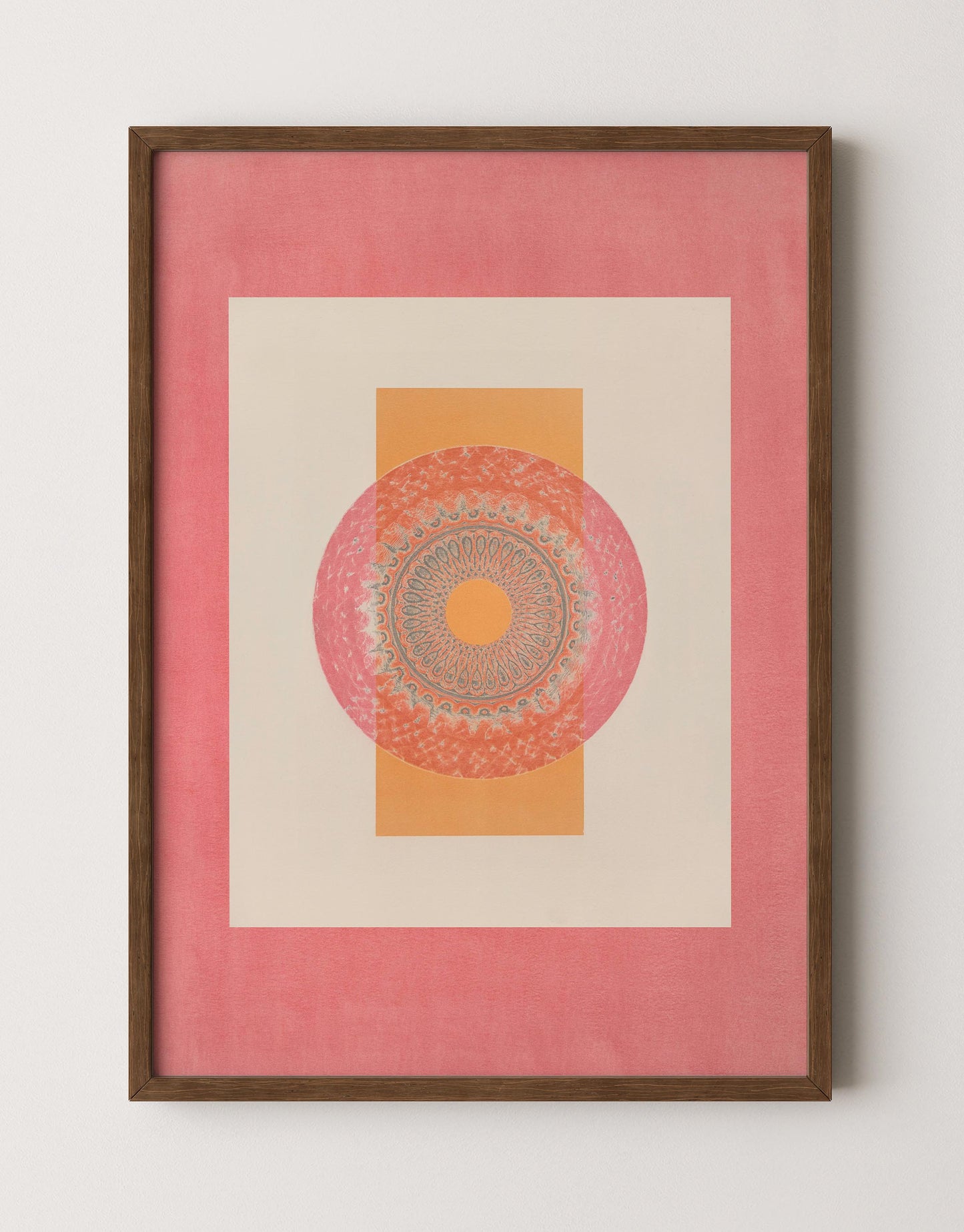 Tropical Bauhaus XIII - Mandala Print