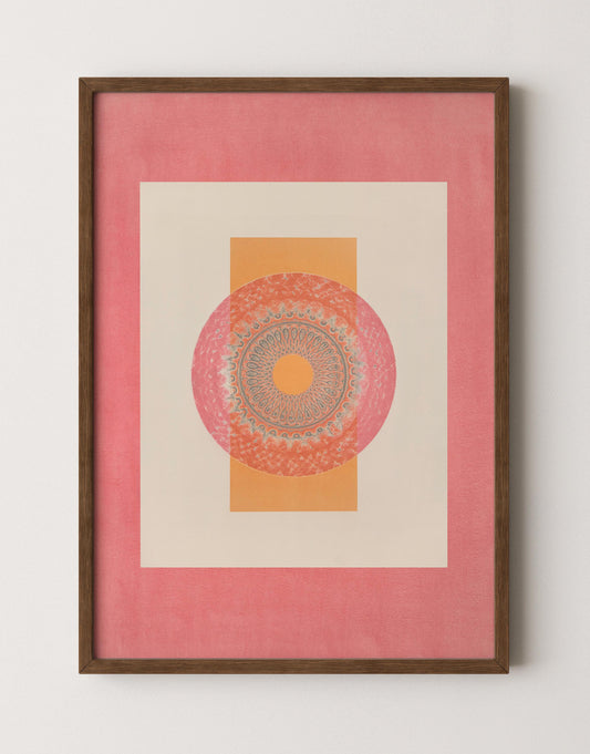 Tropical Bauhaus XIII - Mandala Print