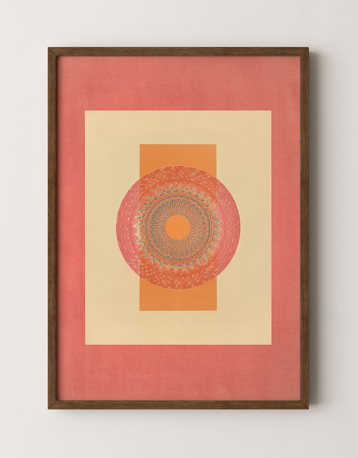 Tropical Bauhaus XIII - Mandala Print