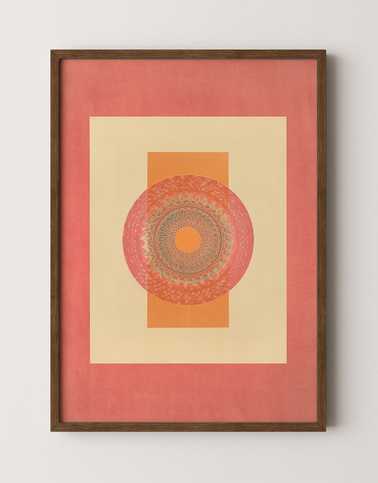 Tropical Bauhaus XIII - Mandala Print