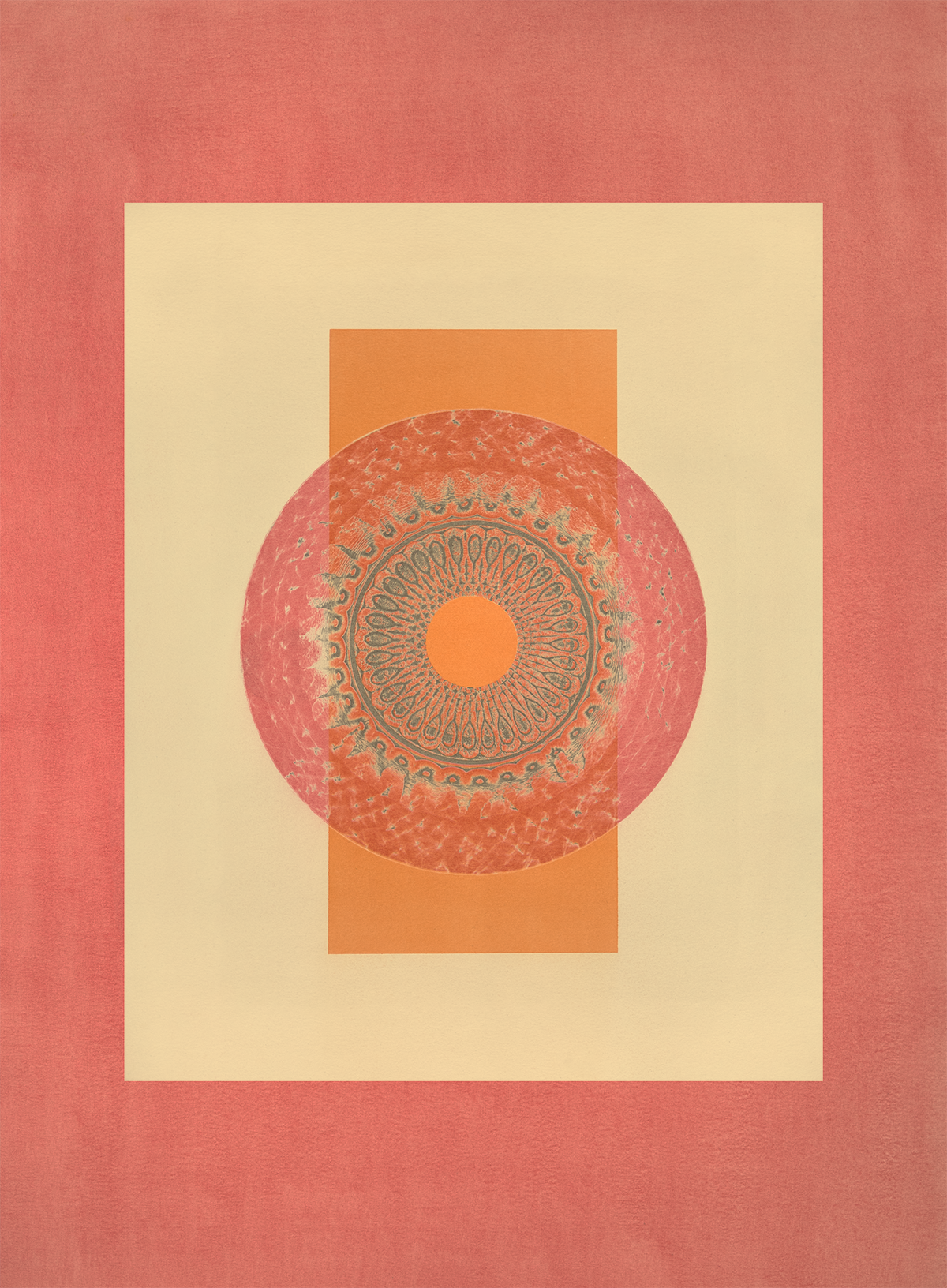 Tropical Bauhaus XIII - Mandala Print