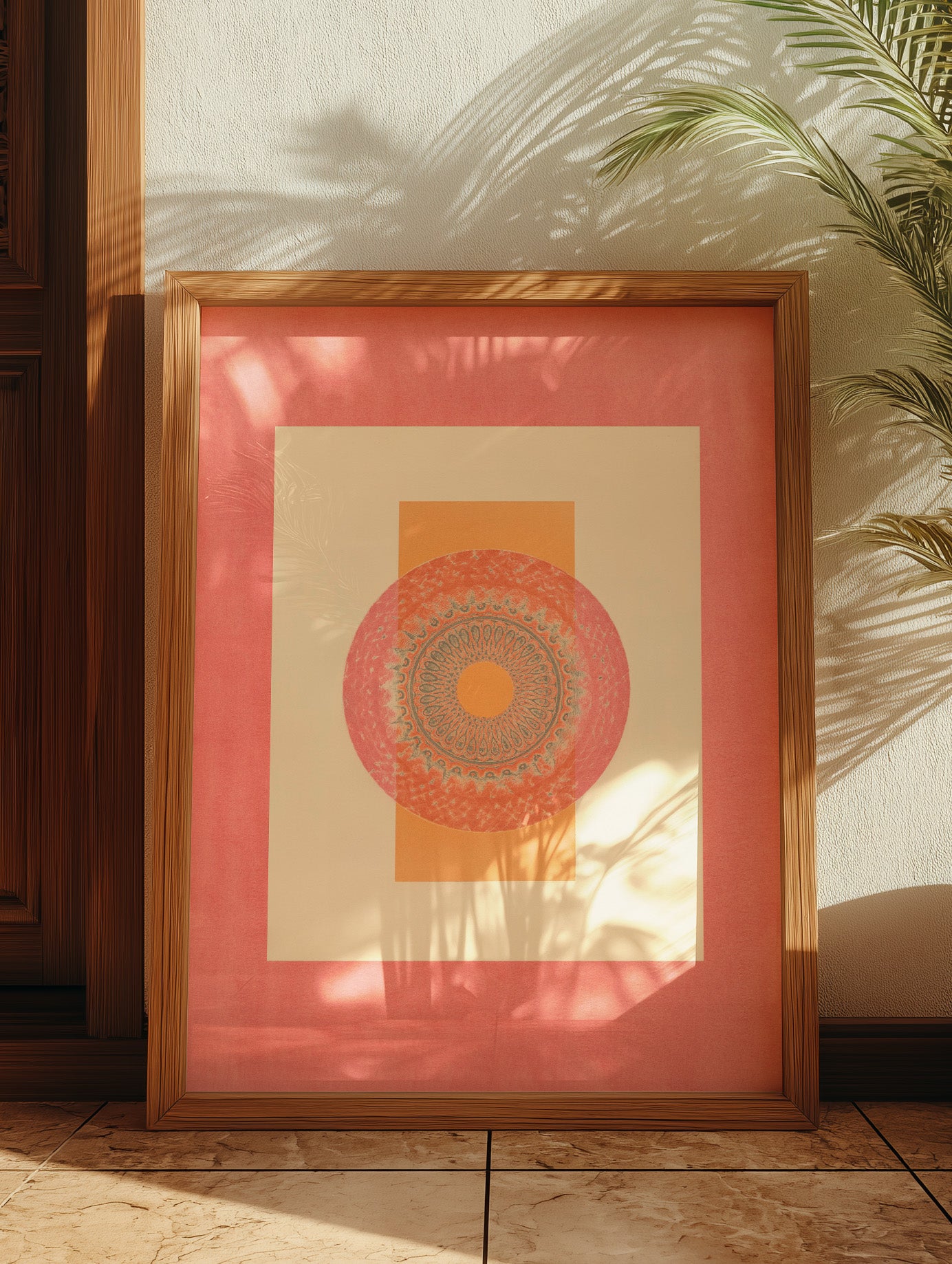 Tropical Bauhaus XIII - Mandala Print