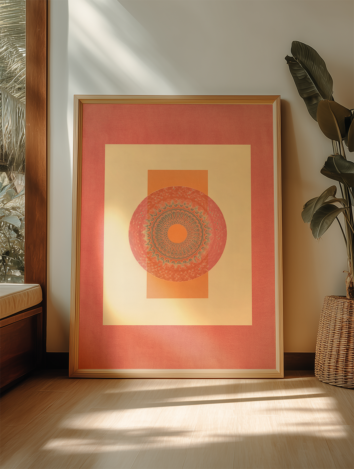 Tropical Bauhaus XIII - Mandala Print