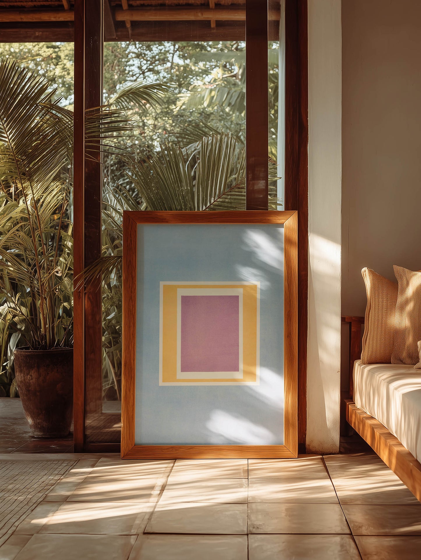 Tropical Bauhaus XII - Color Field Print