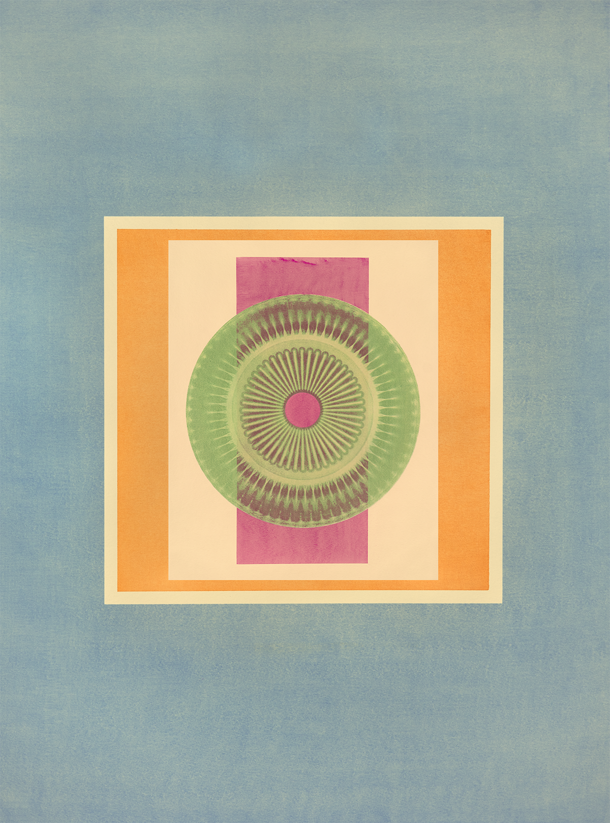 Tropical Bauhaus XII - Mandala Print