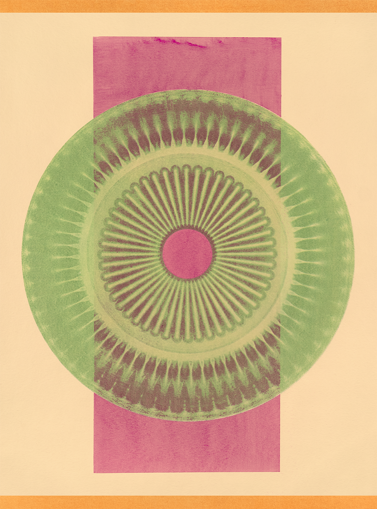 Tropical Bauhaus XII - Mandala Print