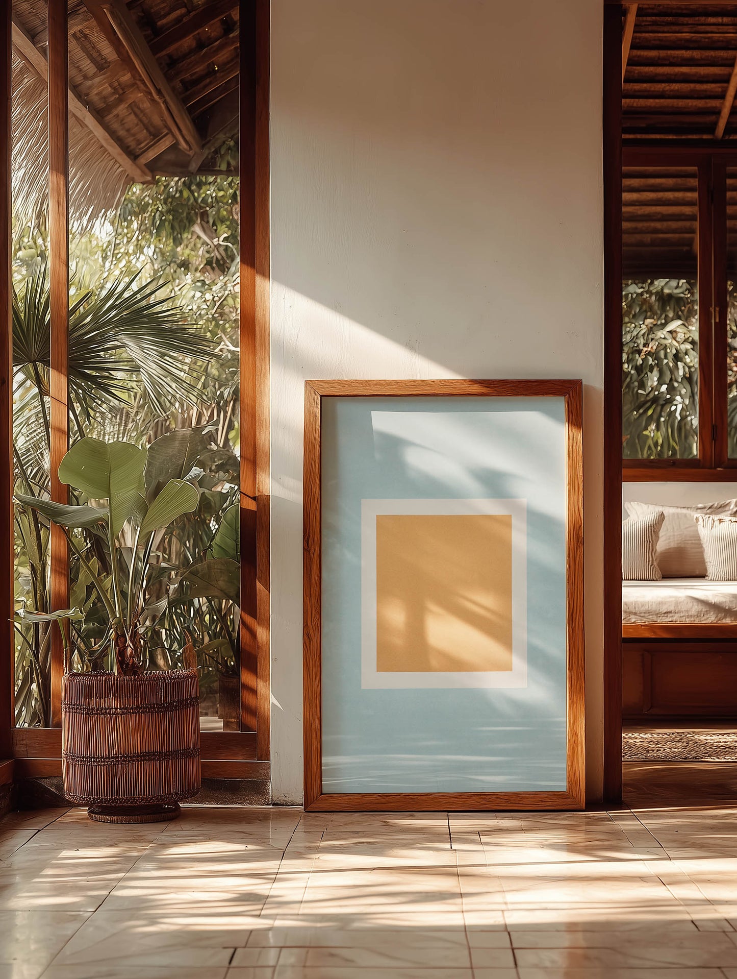 Tropical Bauhaus XIV - Color Field Print