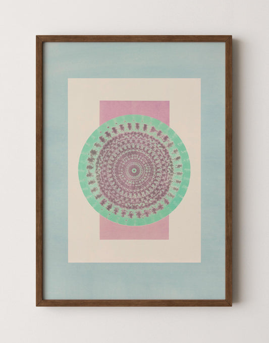 Tropical Bauhaus XIV - Mandala Print