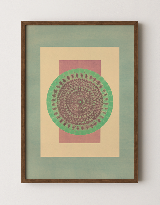 Tropical Bauhaus XIV - Mandala Print