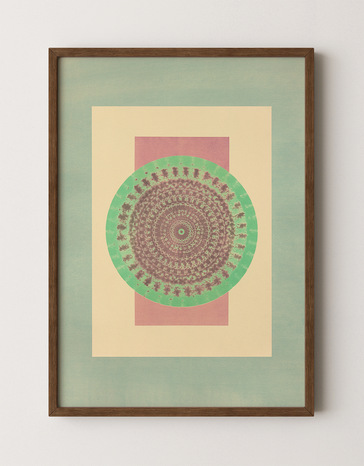 Tropical Bauhaus XIV - Mandala Print