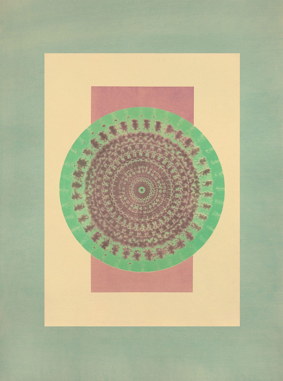 Tropical Bauhaus XIV - Mandala Print