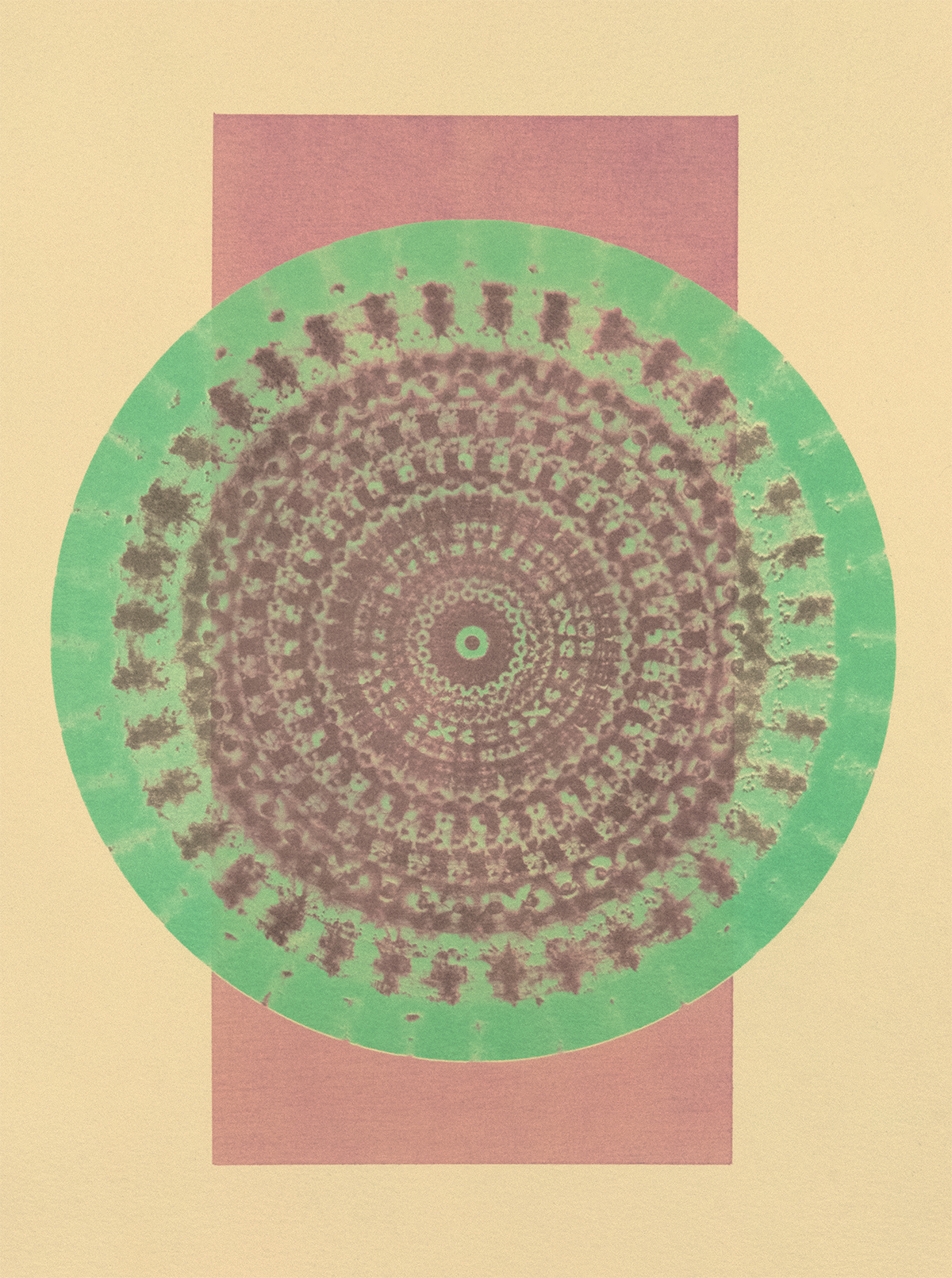 Tropical Bauhaus XIV - Mandala Print