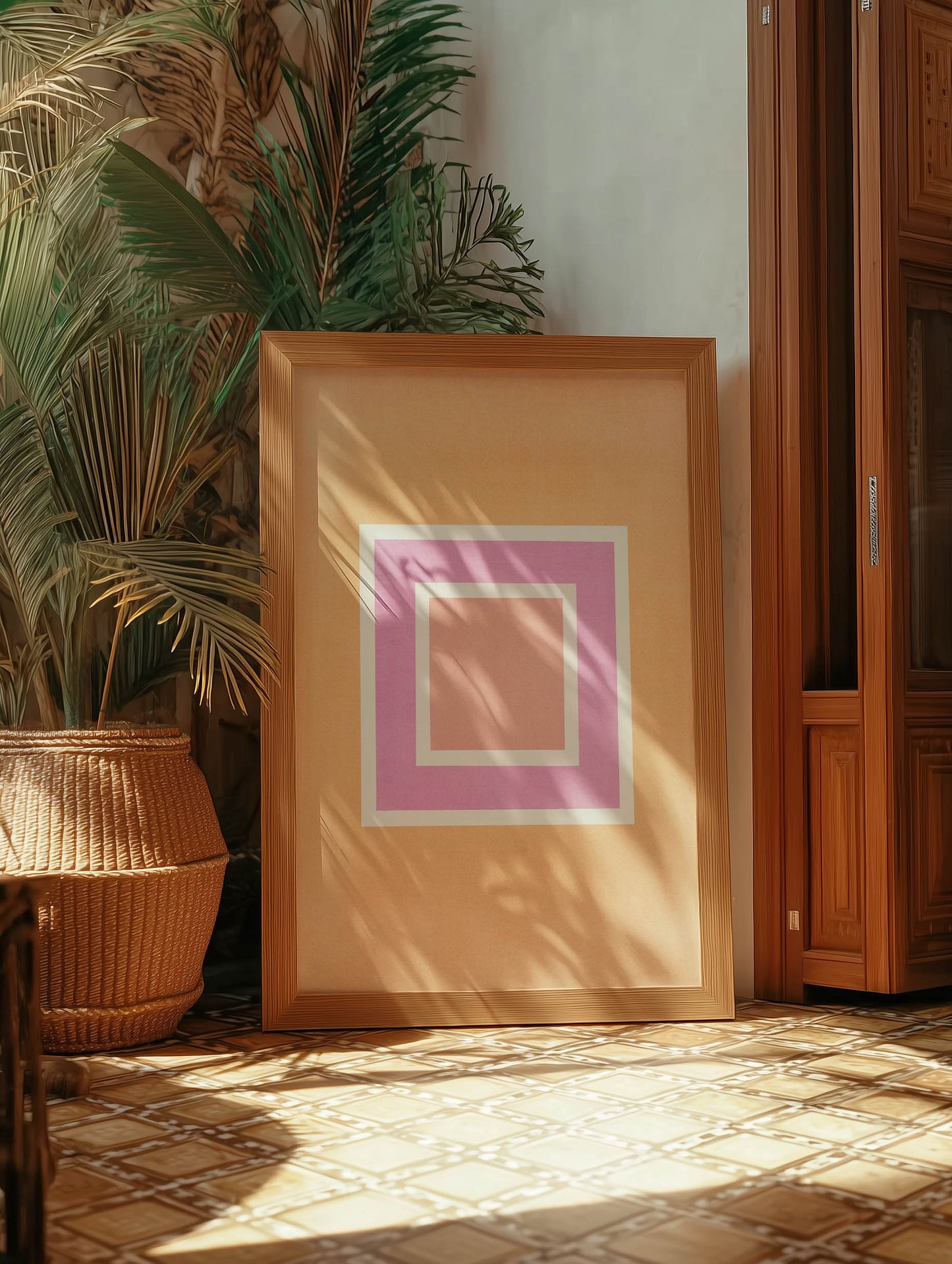 Tropical Bauhaus XI - Color Field Print