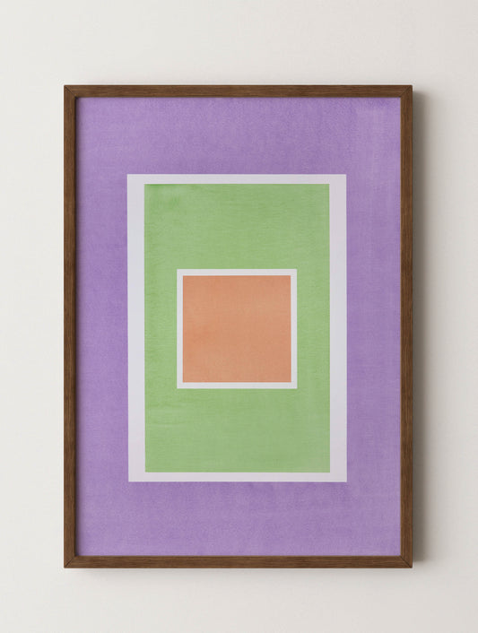 Tropical Bauhaus XV - Color Field Print