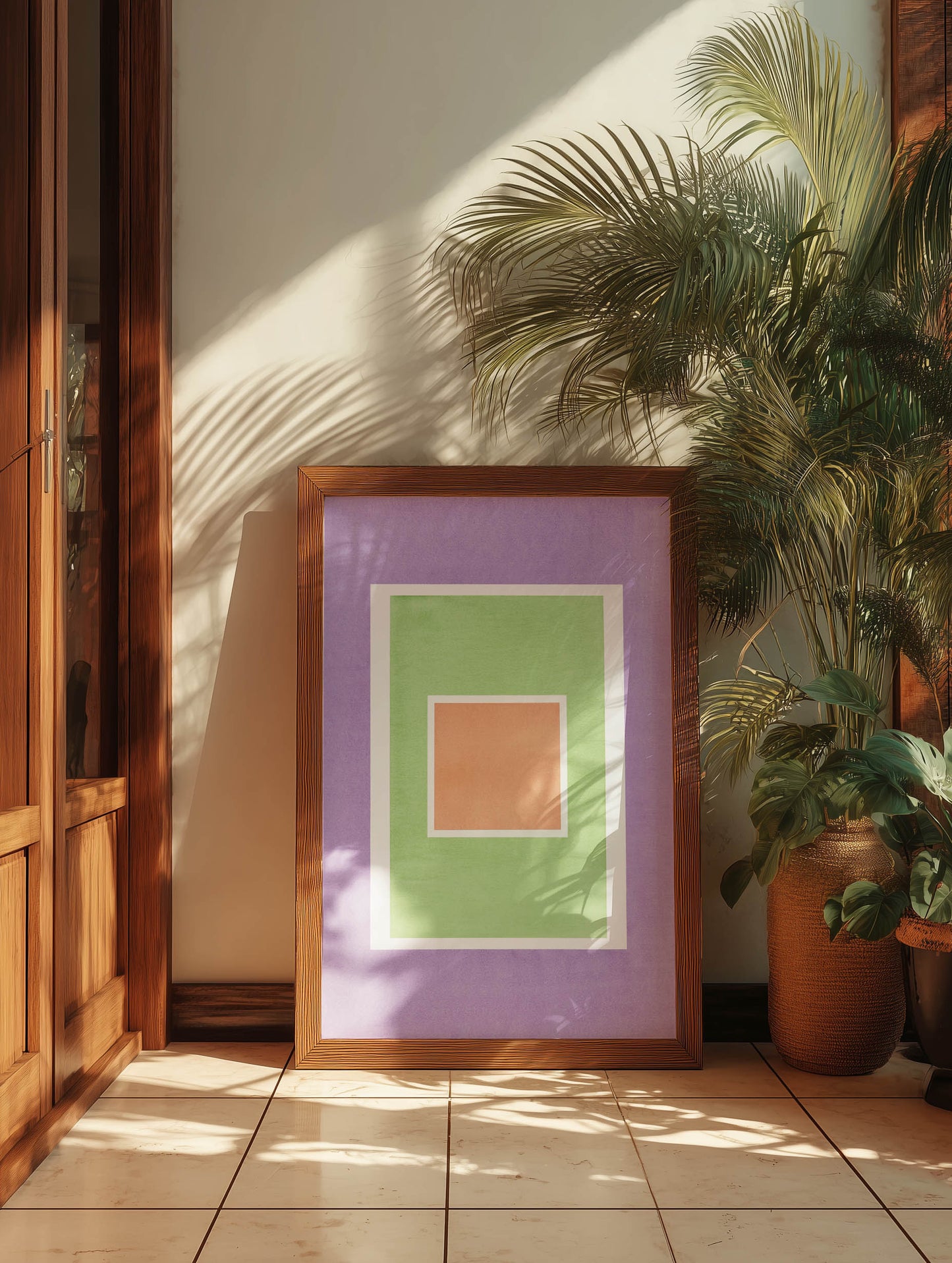 Tropical Bauhaus XV - Color Field Print