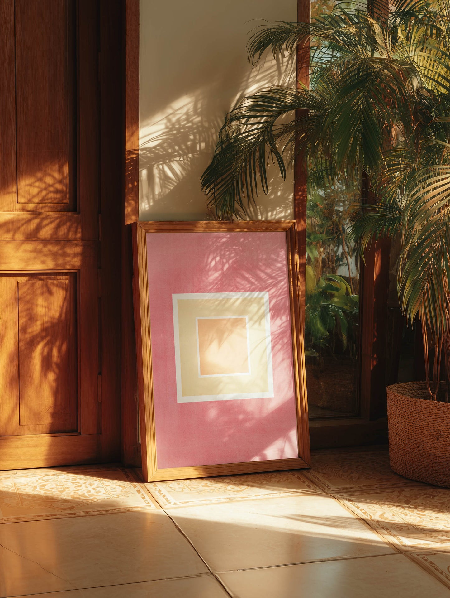 Tropical Bauhaus X - Color Field Print